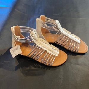 Kennedy Glad Blossom white/silver sandals